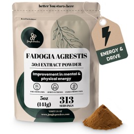 Jungle Powders Fadogia Agrestis Extract for Men 50:1 Concentration 313 Servings - 5 Ounces of Pure Nigerian Fadogia Supplement Traditional Mens Health Support for Drive & Passion Contains Maltodextrin