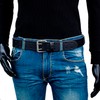 Lois - Men's Leather Belt - Exquisitely Designed Leather Belt