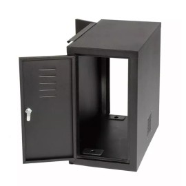 Global Industrial New Global Industries Computer Cabinet Side Car Black 12"W x 22-1/2"D x 21-1/2"H