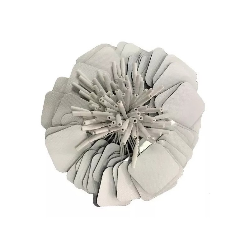 Tens Ems Electrodo 50 Piezas Cola De Ratón 5x5 Tens/ems