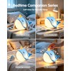 Fuloon Narwhal Night Light with Whale Shape, Squishy Silicone Kids