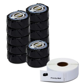 OfficeSmartLabels - 1" x 2-1/8" Removable Multipurpose Labels, Compatible with 30336 (12 Rolls - 500 Labels Per Roll)
