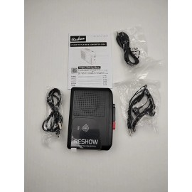Reshow Portable Cassette Tape Player Recorder, Audio Cassette