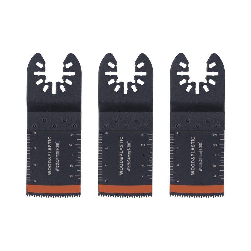 20PCS Oscillating Tool Blades 1‑3/8 Inch 34mm Multifunctional Straight Blade