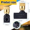 Pelopy 3/8 Inch Npt Ports Hydraulic Flow Control Needle Valve
