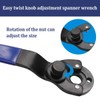 Seamaka Grinder Wrench Universal Adjustable Grinder Spanner ​Wrench,Lock-nut Grinder WrenchSuitable