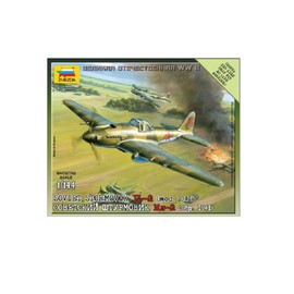 Zvezda 6125 1:144 WWII Sovjet IL-2 Storm-Modellbausatz,Plastikbausatz, Bausatz zum Zusammenbauen, detaillierte Nachbildung, unlackiert, grün