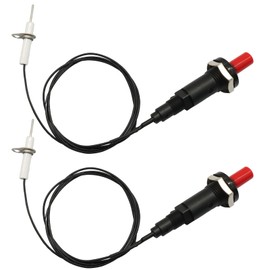Kyuionty 2 Pcs Piezo Igniter Kit, Push Button Spark Straight Needle