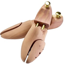 Hollylife Wooden Shoe Tree Shoe Expander Log Shoe Last Stretcher Props Anti-Wrinkle Anti-Deformation Shoe Props Suitable for Leather Shoes Sneakers Canvas Shoes High Heeled Shoes UK7.5-8/EU41-42