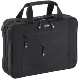 Mobile Edge Laptop Briefcase Bag for Men and Women, for 16" PC and Compatible with MacBook 17", Cotton Canvas, Black