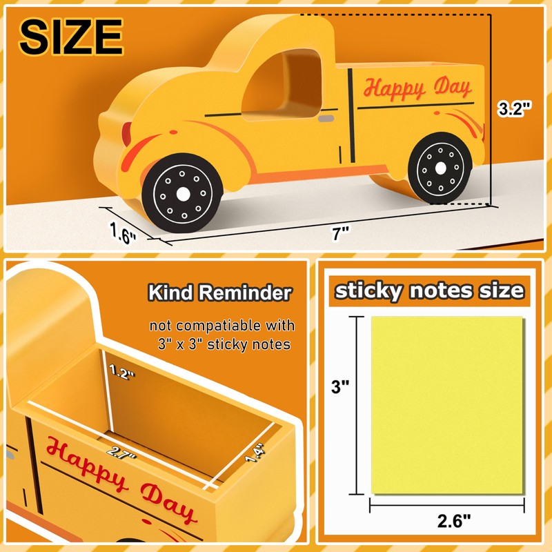 2.6 x 3 Inch Sticky Note Holder Self Stick Notepad