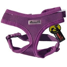 IPuppyone Adjustable Dog Soft Harness "Air Flex" Medium Purple