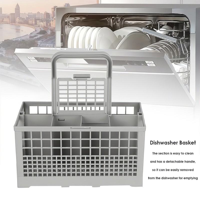 Universal Dishwasher Basket Cutlery Dinnerware Dishwasher Basket Replacement Rack Accessory