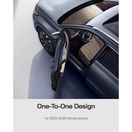 Pigenius Windshield Sunshade for Honda Accord 2023-2025, Custom Front Window Sun Shade - Leather