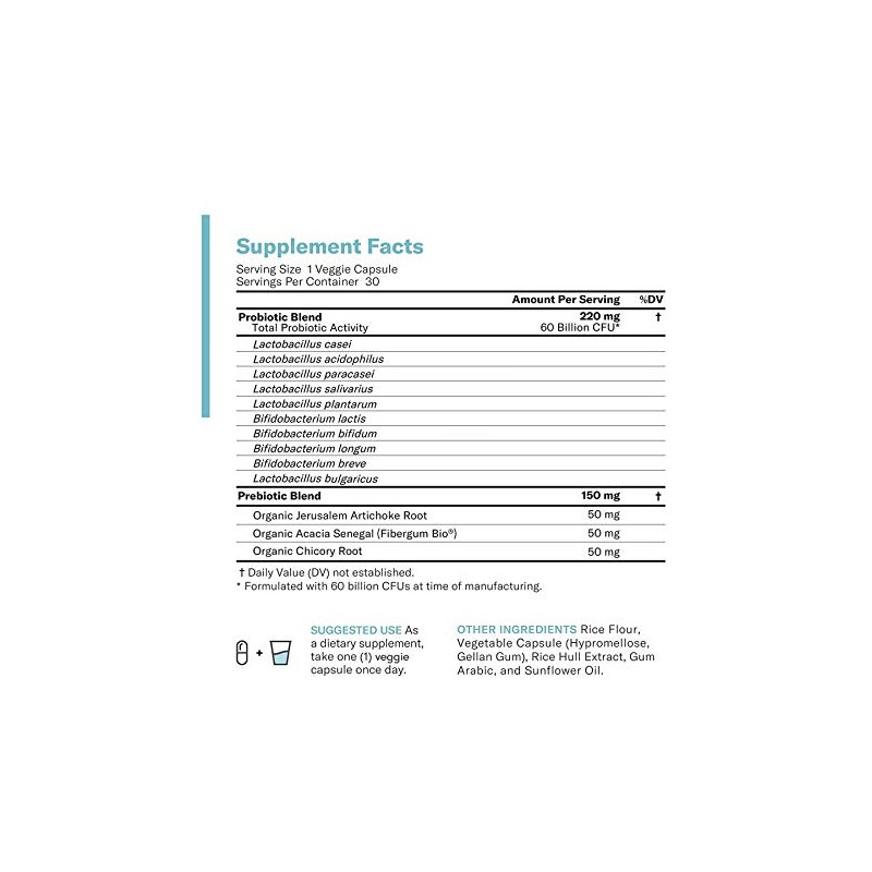 Probiotics 60 Billion CFU - Dr. Approved Probiotics for Women,