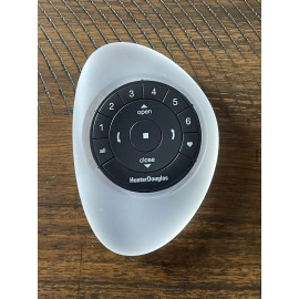 Hunter Douglas Powerview Black Remote with Clear Frost pebble Gen 2