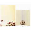 Writing Paper Set 100 Pieces Sunny Flowers 50 Sheets DIN