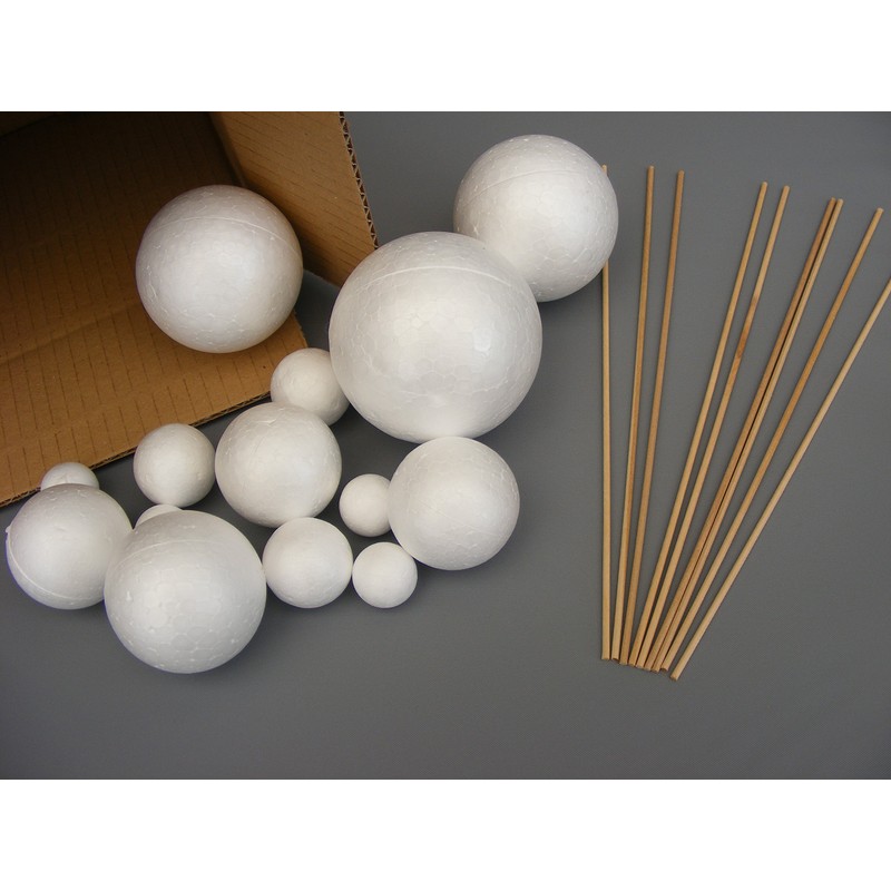 Make Your Own Solar System Model ~ 14 Mixed Sized