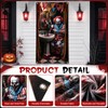 Halloween Garage Door Decoration, 70.9 x 35.4 Inch Bloody Clown