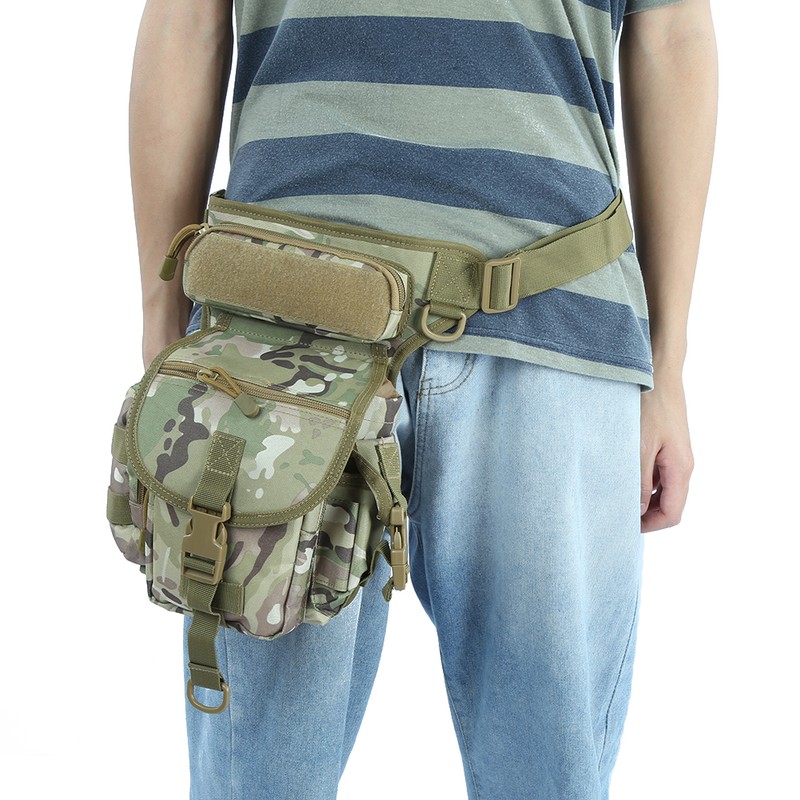Oxford Cloth Drop Leg Bag Waterproof Reporter Pouch Leg Bag