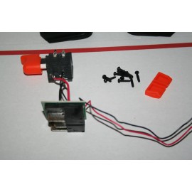 TeamTiki Harbor Freight Warrior 18V Drill shell w/ trigger speed control &battery adapter