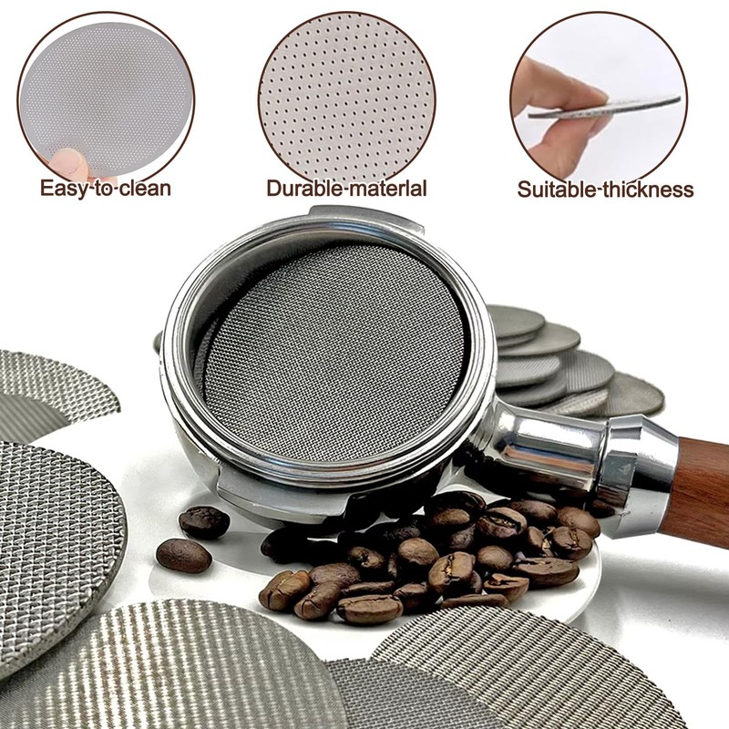 Stainless Steel Reusable Coffee Filter - Fine Mesh Metal Filter