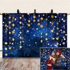 Twinkle Twinkle Littler Star Backdrops Navy Blue Galaxy Starry Sky