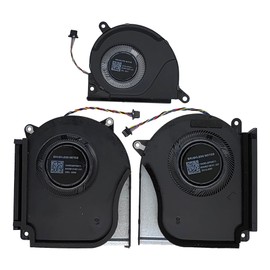 LANDALANYA Replacement New CPU GPU and Small Fan for ASUS Strix G16 G614J G634J G614JI G614JV G614JJ Series DFSCK22D05883C DFSCK22115181D DC12V 1A DFS5F22B04954C DC5V 0.5A