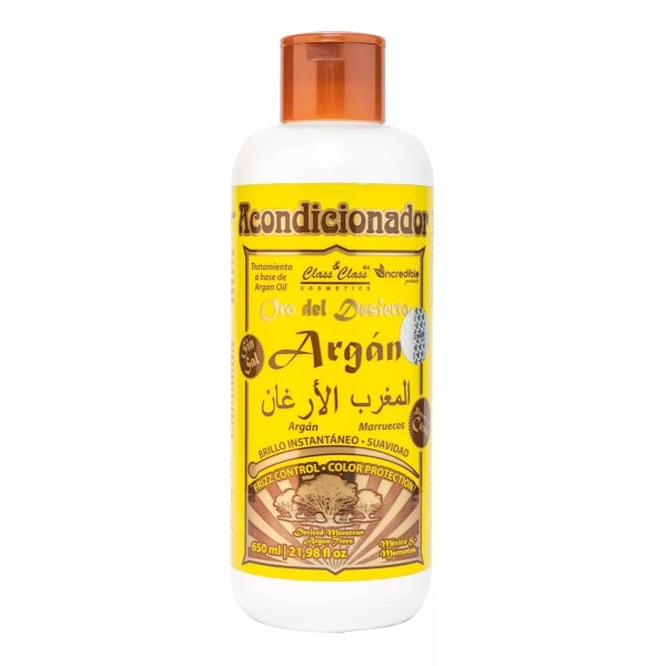 Incredible Acondicionador Cabello Aceite De Argan Brillo Suavidad 650ml