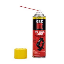 Camco EAZ-Lift Heavy Duty RV Stabilizer Jack Lube - Protect and Maintain RV Stabilizer Jacks, Tongue Jacks, Steps, and More - 15oz. (41100), Red