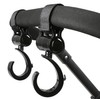 2 Pcs Walker Hook Hanging Multipurpose 360° Rotation Stroller Clip
