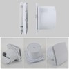 Bathroom Exhaust Fan, 6 inch Silent Ceiling and Wall Mount