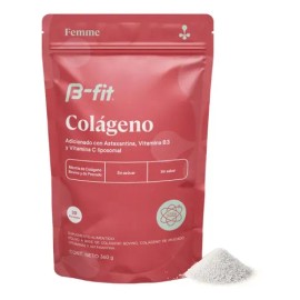 B-fit Colágeno Sin Azúcar Con Vitamina C Astaxantina 30 Porc Sin Sabor                                                                                