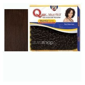 MilkyWay Que OPRAH 3PCS Human Hair MasterMix Weave Extension #4 Med. Brown