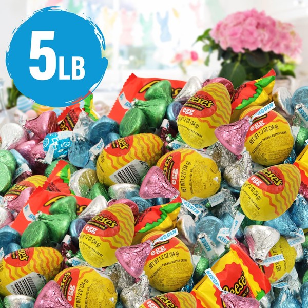 Jumblet Easter Chocolate, 5lb Pack of Easter Candy Bulk Individually