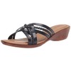 Tuscany Women's Wedge Sandal, Navy, 9