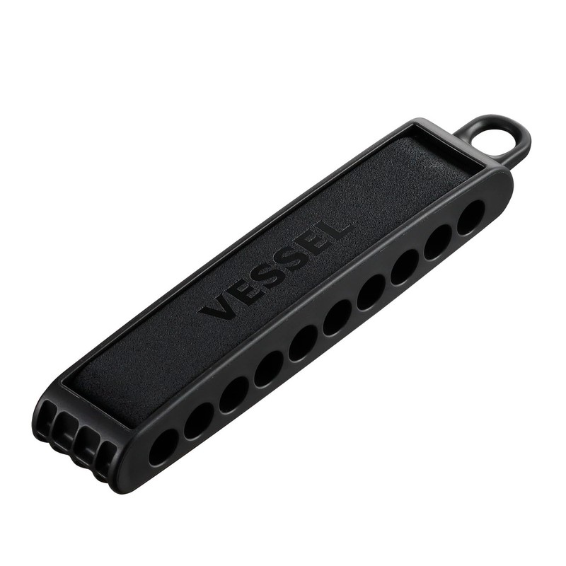 Vessel BH-10K Bit Holder, Holds 10 Bits, Black