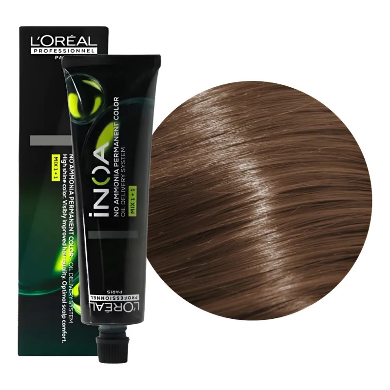 Tinte Profesional Inoa Sin Amoniaco De L'oreal Professionnel 6.23 Rubio