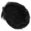 Men's Short Black Wig High Temperature Silk Layered Realistic Breathable