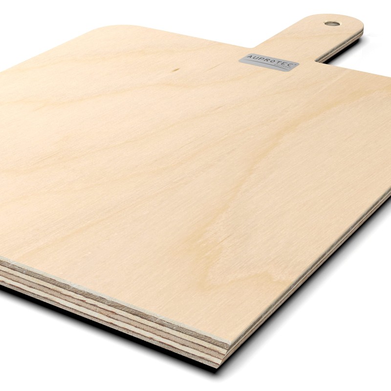 AUPROTEC Danny Wooden Pizza Shovel Pizza Board Birch Polished Set
