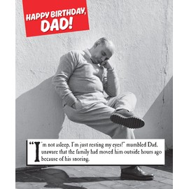 Jokey Greetings Cards, Dad Birthday Card, Funny Birthday Card for Dad, Birthday Card Dad