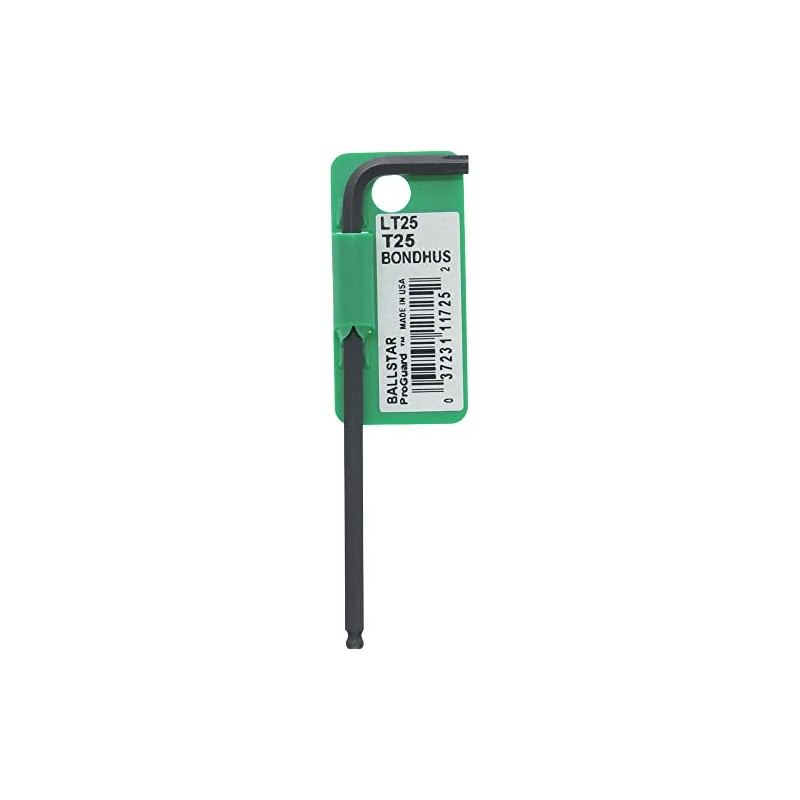 BONDHUS LT25 No.11725 Torx® Ball Point Ball Star™ L-Wrench T25