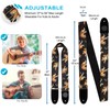 Himalaya Tiger Japanese Traditional Art Pattern Torah Canvas Guitar Strap