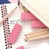Tamaki Erasers, Pink Pencil Erasers for Drawing, Artist Eraser, Large,