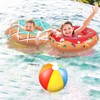 LATERN 5Pcs Donut Inflatable Pool Floats, 4Pcs 75CM Doughnut Swimming