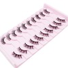 Selawasty Half Lashes Natural Looking Multi-layers Wispy Cat Eye Lashes
