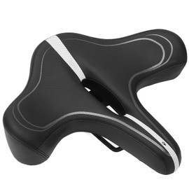 Mountain Bike Seats Wide Hollow Ventilation Holes Shock Absorption Thicken Bicycle Seats for Cycling Road Bike