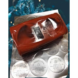 Hot Chocolate Bomb Kit - Hot Cocoa Bomb Mold, Silicone Sphere Mold 2.5 Inch, Silicone Hot Chocolate Bomb Mold with 20 Pcs Sticker Labels