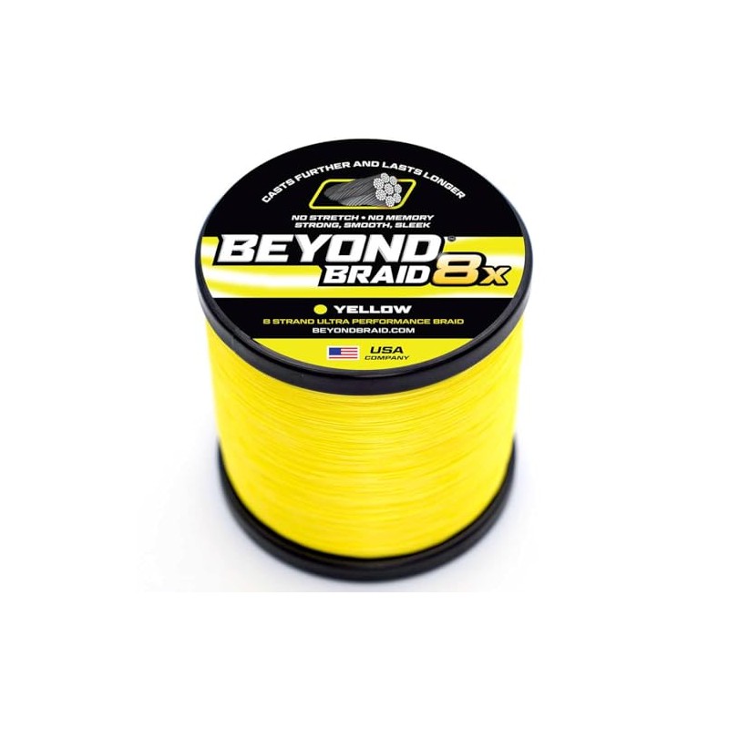 Beyond Braid Yellow 8X 300 Yards 30LB