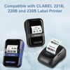 CLABEL Label Maker Tape for 220B/221B/230B Label Maker Thermal Label